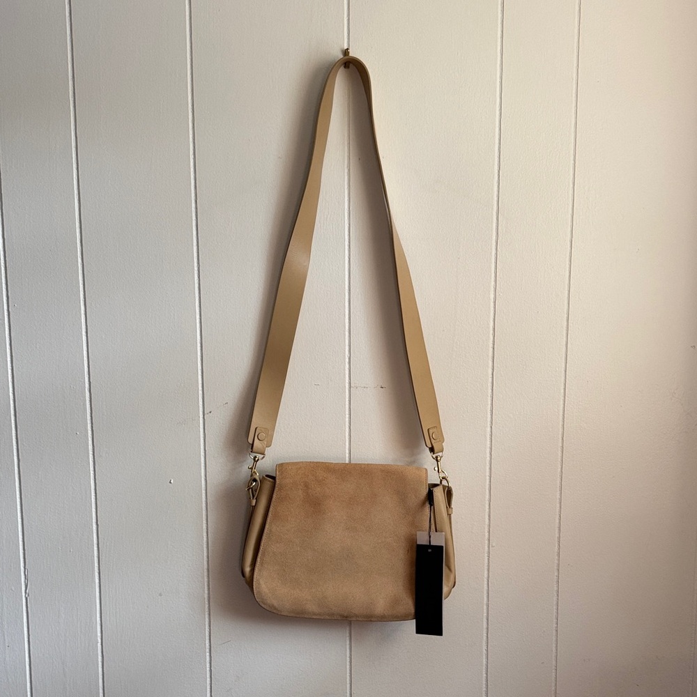 Halston Heritage Beige Crossbody Bag